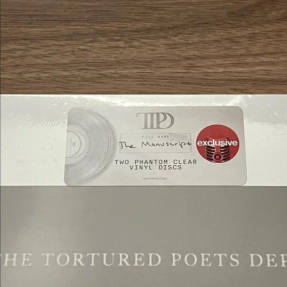 NEW Taylor Swift The Tortured Poets Department Vinyl+Bonus Track The Manuscript - Picture 5 of 7